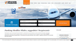 Desktop Screenshot of modlinparking.pl